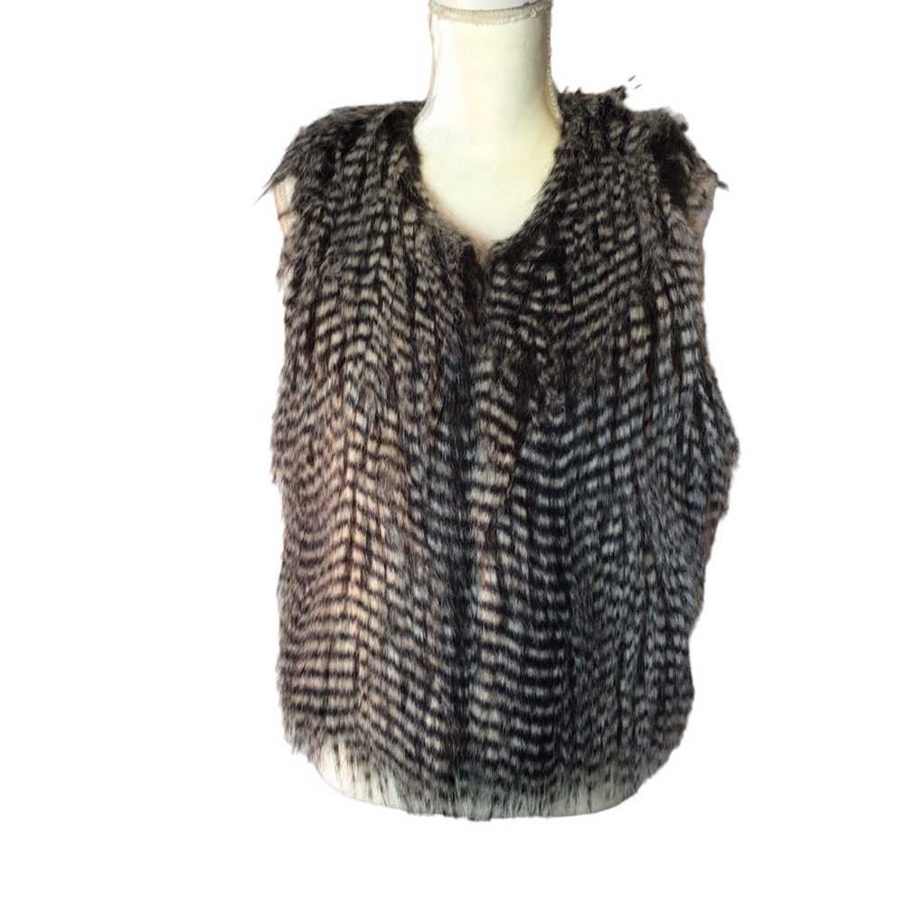 Copper Key Girls Feather Vest Size 14/16